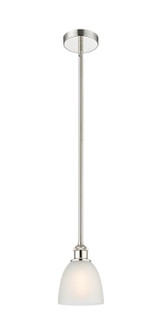 Edison One Light Mini Pendant in Polished Nickel (405|6161SPNG381)