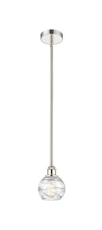 Edison One Light Mini Pendant in Polished Nickel (405|6161SPNG12136)