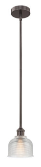 Edison One Light Mini Pendant in Oil Rubbed Bronze (405|6161SOBG412)