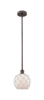 Edison One Light Mini Pendant in Oil Rubbed Bronze (405|6161SOBG1218RW)