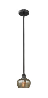 Edison One Light Mini Pendant in Matte Black (405|6161SBKG96)