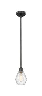 Edison One Light Mini Pendant in Matte Black (405|6161SBKG6546)