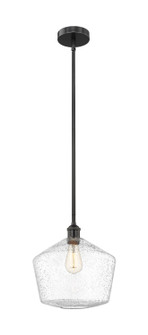 Edison One Light Mini Pendant in Matte Black (405|6161SBKG65412)