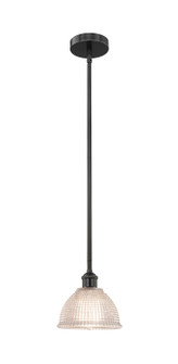 Edison One Light Mini Pendant in Matte Black (405|6161SBKG422)