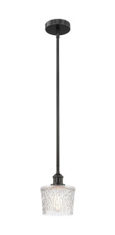 Edison One Light Mini Pendant in Matte Black (405|6161SBKG402)