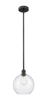 Edison One Light Mini Pendant in Matte Black (405|6161SBKG12410)