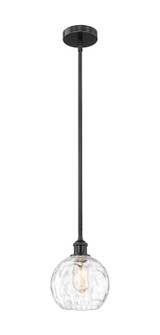 Edison One Light Mini Pendant in Matte Black (405|6161SBKG12158)