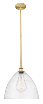 Edison One Light Pendant in Brushed Brass (405|6161SBBGBD164)