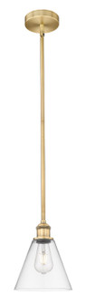 Edison One Light Mini Pendant in Brushed Brass (405|6161SBBGBC82)