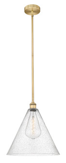 Edison One Light Pendant in Brushed Brass (405|6161SBBGBC164)