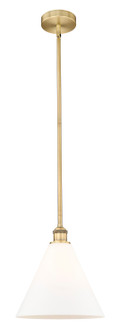 Edison One Light Mini Pendant in Brushed Brass (405|6161SBBGBC121)