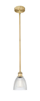 Edison One Light Mini Pendant in Brushed Brass (405|6161SBBG382)