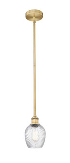 Edison One Light Mini Pendant in Brushed Brass (405|6161SBBG292)