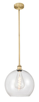 Edison One Light Pendant in Brushed Brass (405|6161SBBG12214)