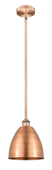 Edison One Light Mini Pendant in Antique Copper (405|6161SACMBD9AC)