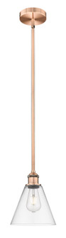 Edison One Light Mini Pendant in Antique Copper (405|6161SACGBC82)