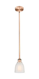 Edison One Light Mini Pendant in Antique Copper (405|6161SACG441)