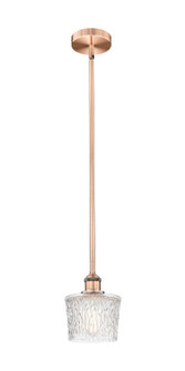 Edison One Light Mini Pendant in Antique Copper (405|6161SACG402)
