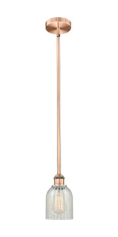 Edison One Light Mini Pendant in Antique Copper (405|6161SACG2511)