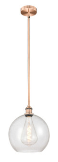 Edison One Light Mini Pendant in Antique Copper (405|6161SACG12412)