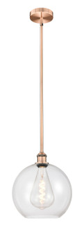 Edison One Light Mini Pendant in Antique Copper (405|6161SACG12212)