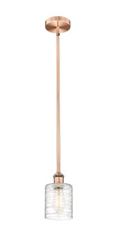 Edison One Light Mini Pendant in Antique Copper (405|6161SACG1113)