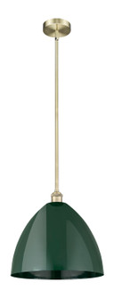 Edison One Light Mini Pendant in Antique Brass (405|6161SABMBD16GR)