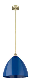 Edison One Light Mini Pendant in Antique Brass (405|6161SABMBD16BL)