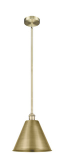 Edison One Light Mini Pendant in Antique Brass (405|6161SABMBC12AB)