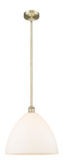 Edison One Light Pendant in Antique Brass (405|6161SABGBD161)