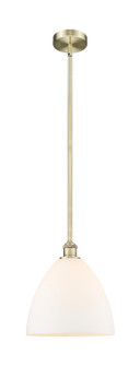 Edison One Light Mini Pendant in Antique Brass (405|6161SABGBD121)