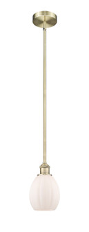 Edison One Light Mini Pendant in Antique Brass (405|6161SABG81)