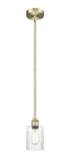 Edison One Light Mini Pendant in Antique Brass (405|6161SABG342)