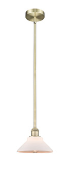 Edison One Light Mini Pendant in Antique Brass (405|6161SABG131)