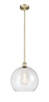 Edison One Light Pendant in Antique Brass (405|6161SABG12414)