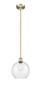 Edison One Light Mini Pendant in Antique Brass (405|6161SABG12410)