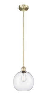 Edison One Light Mini Pendant in Antique Brass (405|6161SABG12210)