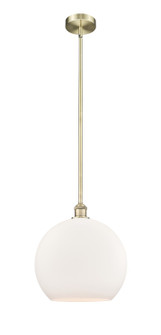 Edison One Light Pendant in Antique Brass (405|6161SABG12114)
