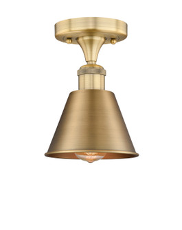 Ballston One Light Semi-Flush Mount in Brushed Brass (405|6161FBBM8BB)