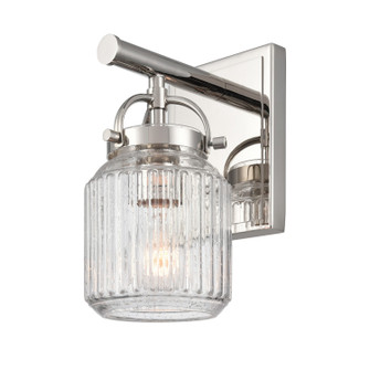 Downtown Urban One Light Wall Sconce in Polished Nickel (405|4161WPNG4166SDY)