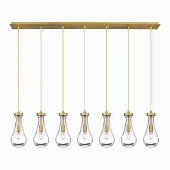 Downtown Urban LED Linear Pendant in Brushed Brass (405|1274511PBBG4515CL)