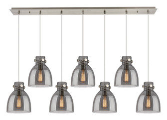 Downtown Urban Eight Light Linear Pendant in Brushed Satin Nickel (405|1274101PSSNG4128SM)