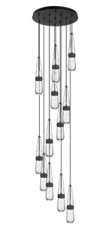 Downtown Urban LED Pendant in Matte Black (405|1264521PBKG4524CL)