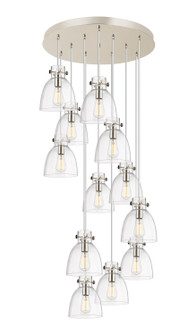 Downtown Urban 12 Light Pendant in Polished Nickel (405|1264101PSPNG4128CL)