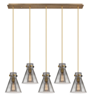 Downtown Urban Four Light Linear Pendant in Brushed Brass (405|1254101PSBBG4118SM)