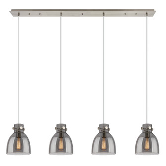 Downtown Urban Four Light Linear Pendant in Brushed Satin Nickel (405|1244101PSSNG4128SM)