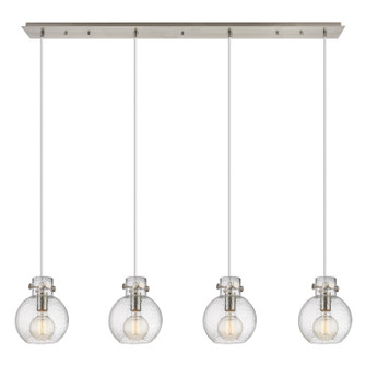 Newton Four Light Linear Pendant in Brushed Satin Nickel (405|1244101PSSNG4108SDY)