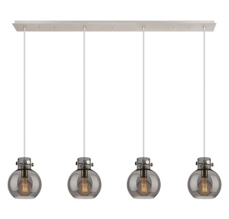 Newton Four Light Linear Pendant in Polished Nickel (405|1244101PSPNG4108SM)