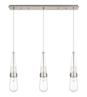 Downtown Urban LED Linear Pendant in Brushed Satin Nickel (405|1234521PSNG4524CL)