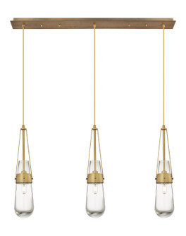 Downtown Urban LED Linear Pendant in Brushed Brass (405|1234521PBBG4524CL)